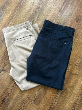 Volcom Men's Chino Pants BUNDLE Navy & Khaki